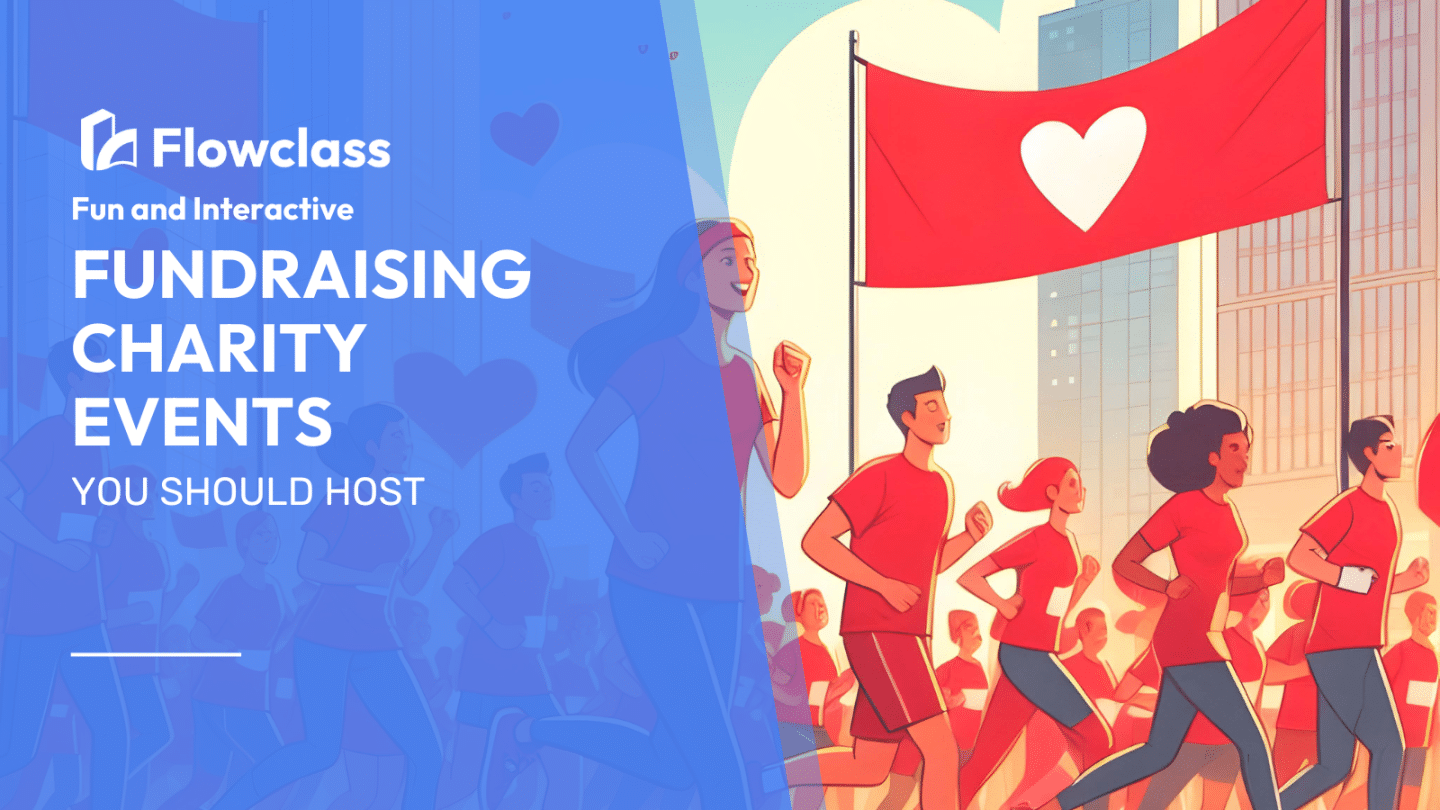 This image displays a charity run which is one of the most fun and interactive fundraising charity events.