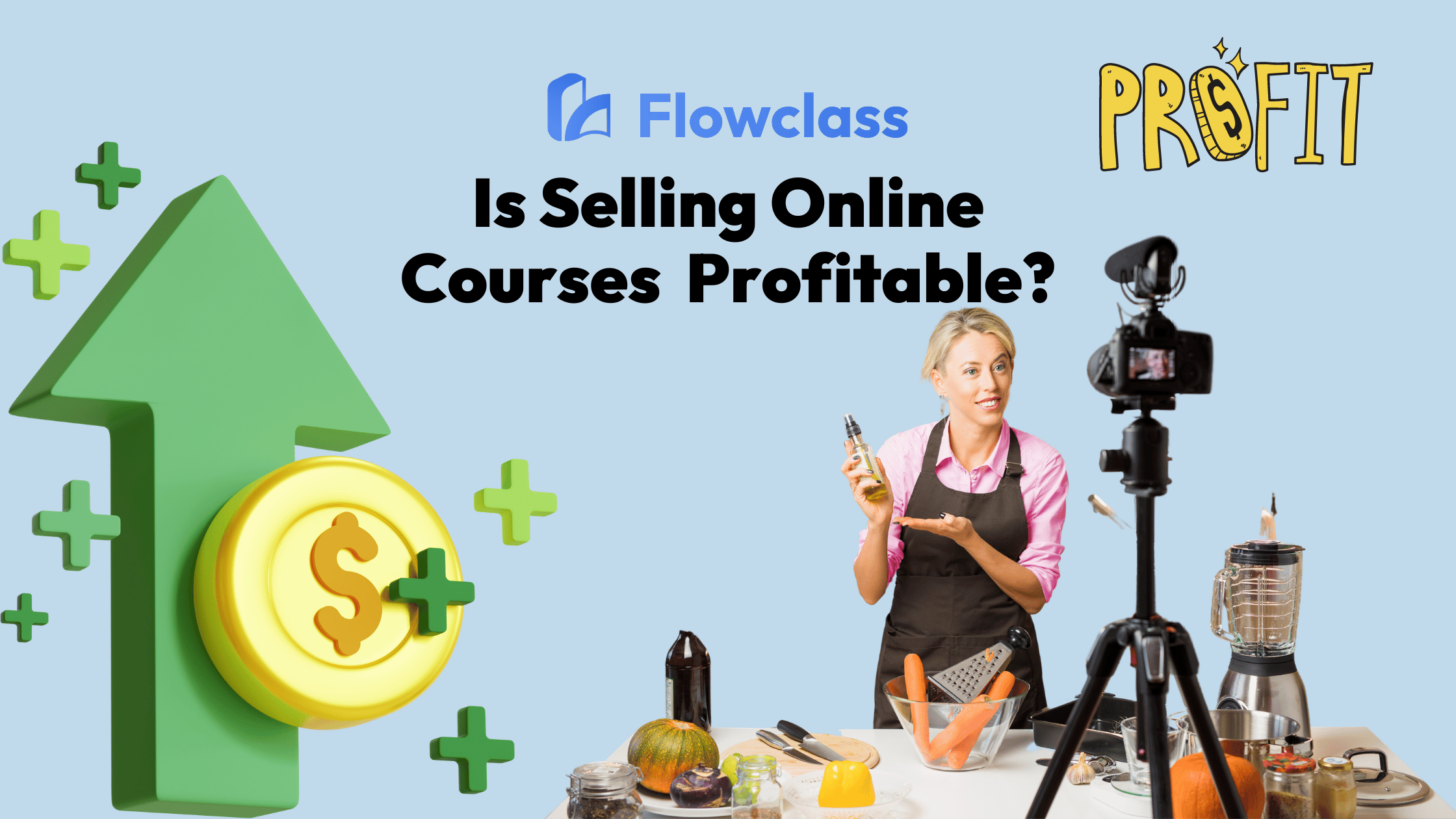 Thumbnail for the blog post "Is selling online courses profitable"