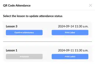 Mark Attendance of Attendees in one-click.