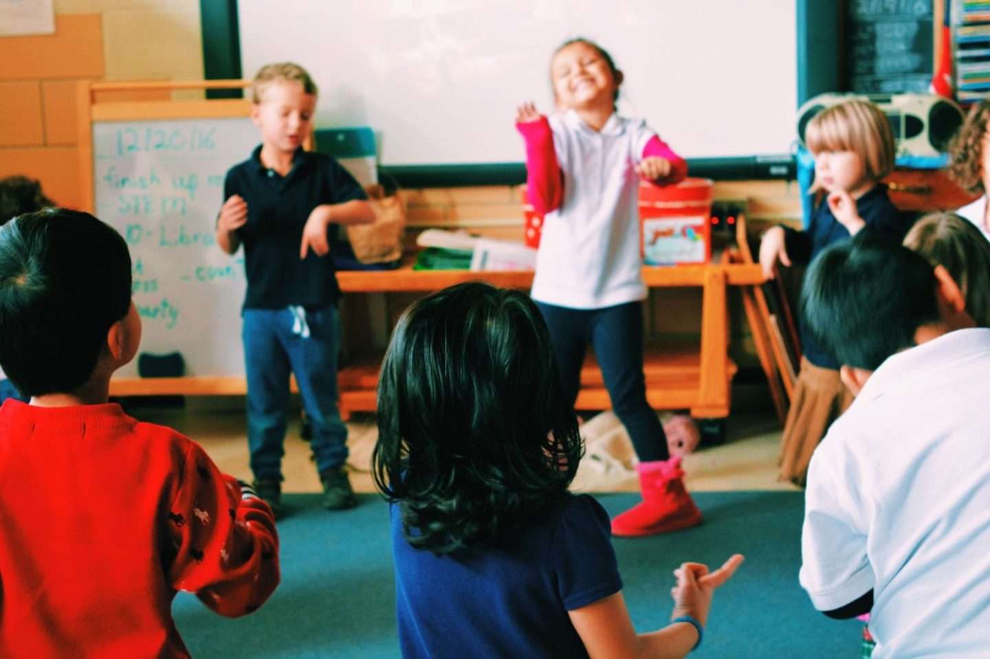 Lesson plans for preschoolers should include a lot of fun and interactive activities such as incorporating music and movement.
