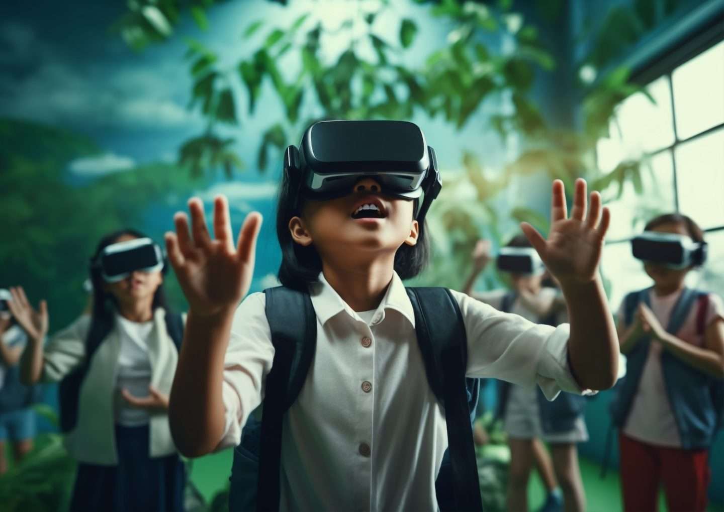 Intergrating Virtual and Augmented Reality in the classroom is one of the best education technologies to adopt  in 2024.