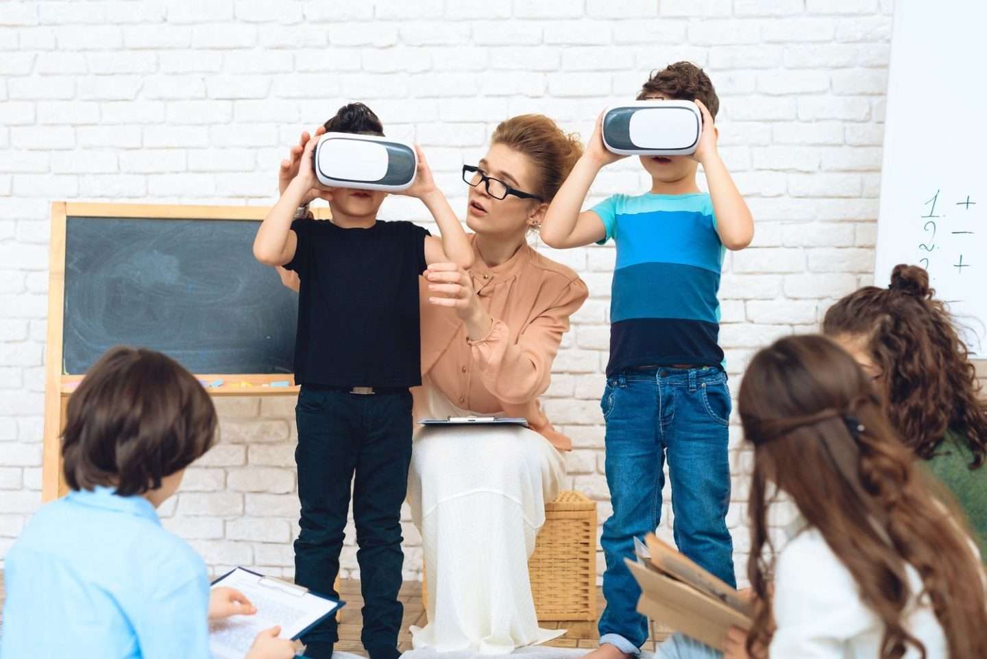 Virtual reality is one of the most futuristic innovations in teaching bringing immersive learning experiences to students.