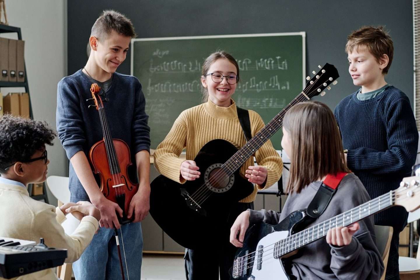 Types of learning such as musical learning can help students learning better with music, beats and rhythm.
